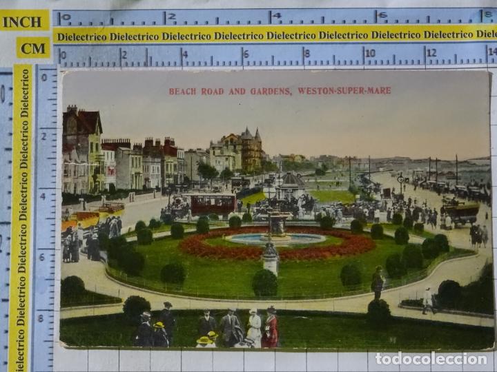 Postkarten: POSTAL DE REINO UNIDO GRAN BRETA&Ntilde;A A&Ntilde;OS 10 30. BEACH ROAD AND GARDENS WESTON SUPER MARE. 2347