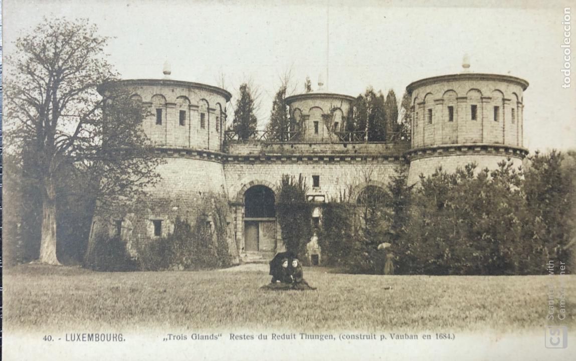 Postcards: TARJETA POSTAL DE LUXEMBOURG. TROIS GLANDS RESTES DU REDUIT THUNGEN.