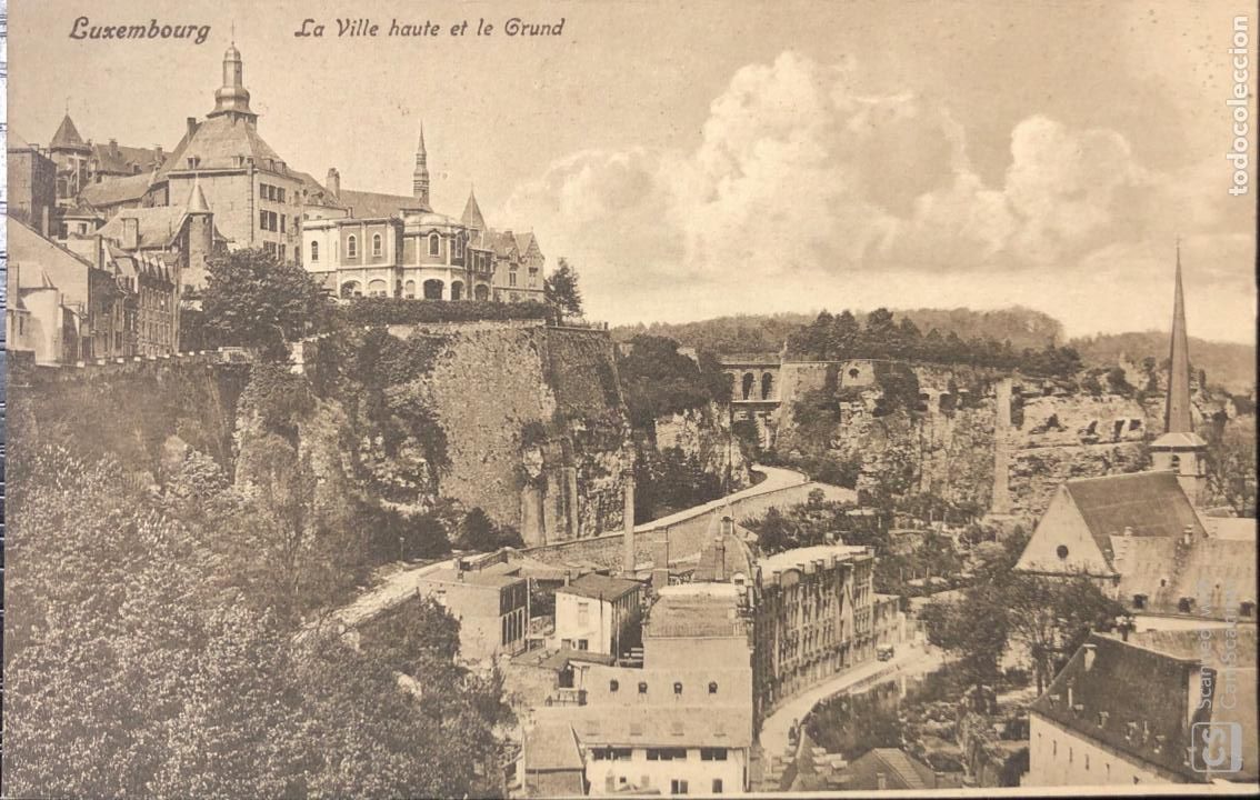 Cartoline: TARJETA POSTAL DE LUXEMBOURG. LE VILLE HAUTE ET LE GRUND.