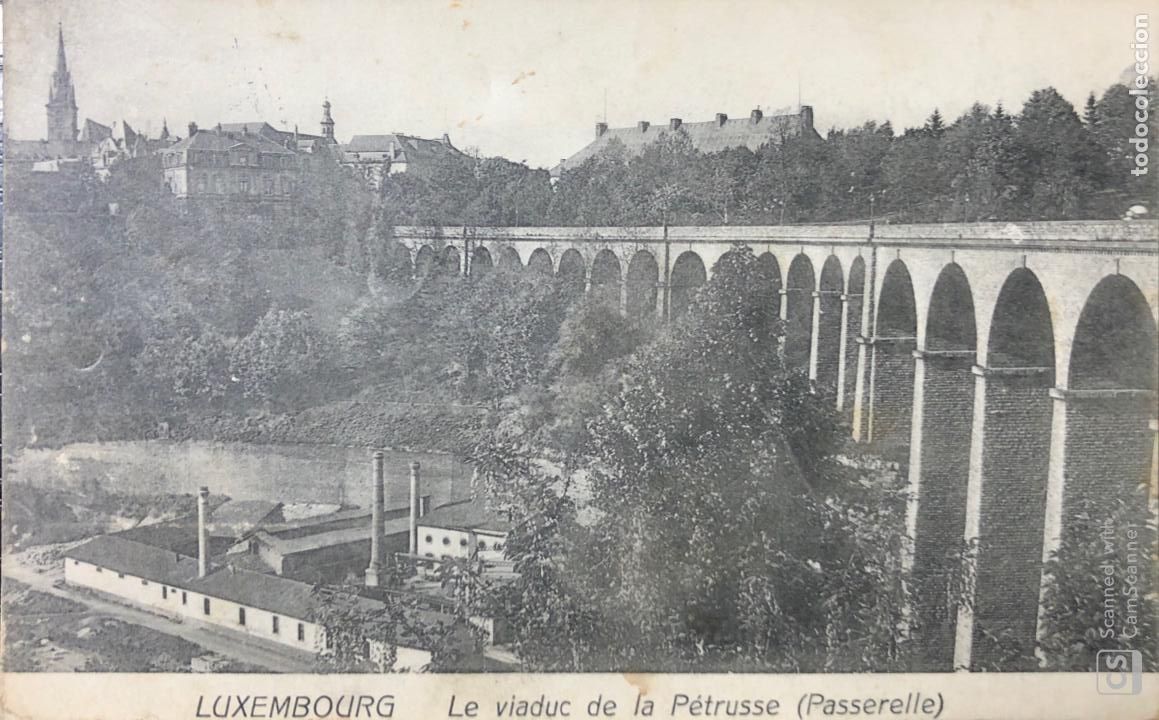 Cartoline: TARJETA POSTAL DE LUXEMBOURG. LE VIADUC DE LA PETRUSSE (PASSERELLE)