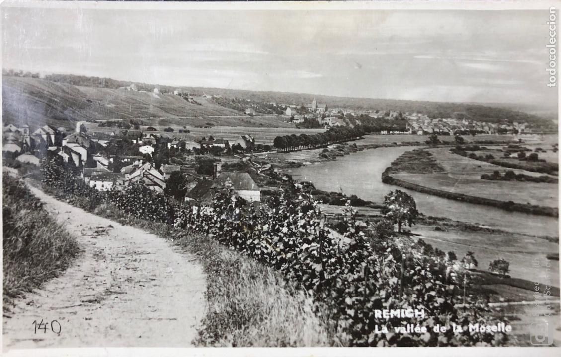 Cartoline: TARJETA POSTAL DE LUXEMBOURG. REMICH. LA VALLEE DE LA MOSELLE..