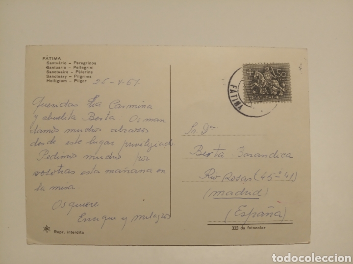 Postales: F&aacute;tima - Foto 2
