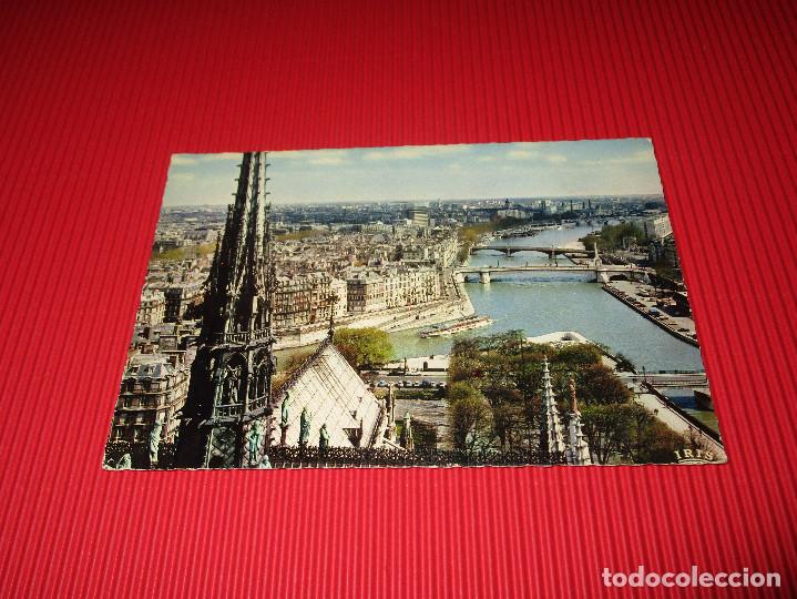 Postales: PARIS - LA FLECHE DE NOTRE-DAME - 534 - ESCRITA - MEXICHROME