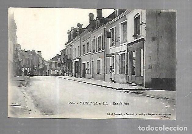 Cartoline: TARJETA POSTAL. FRANCIA. CANDE. RUE ST JEAN. 2860. CLICHE DROUARD