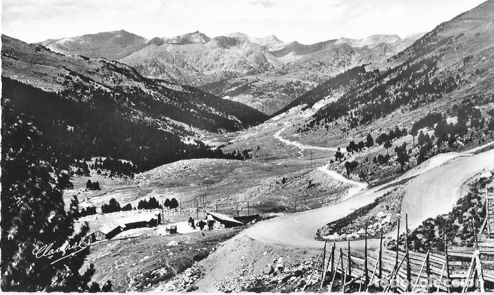 Postkarten: POSTAL DE VALLS D'ANDORRA - CARRETERA I REFUGI D'ENVALIRA .
