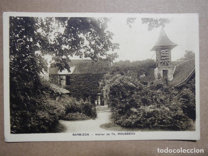 Postales: Barbizon. Atelier de th. Rousseau. n&ordm; 1 Nueva