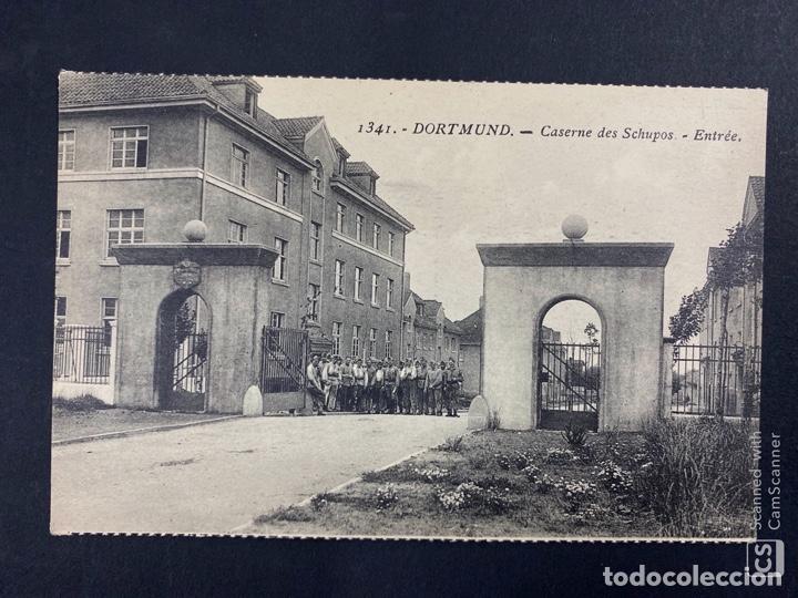 Cartoline: TARJETA POSTAL. ALEMANIA DEUTSCHLAND. DORTMUND. 1341.- CASERNE DES CHUPOS. ENTREE.