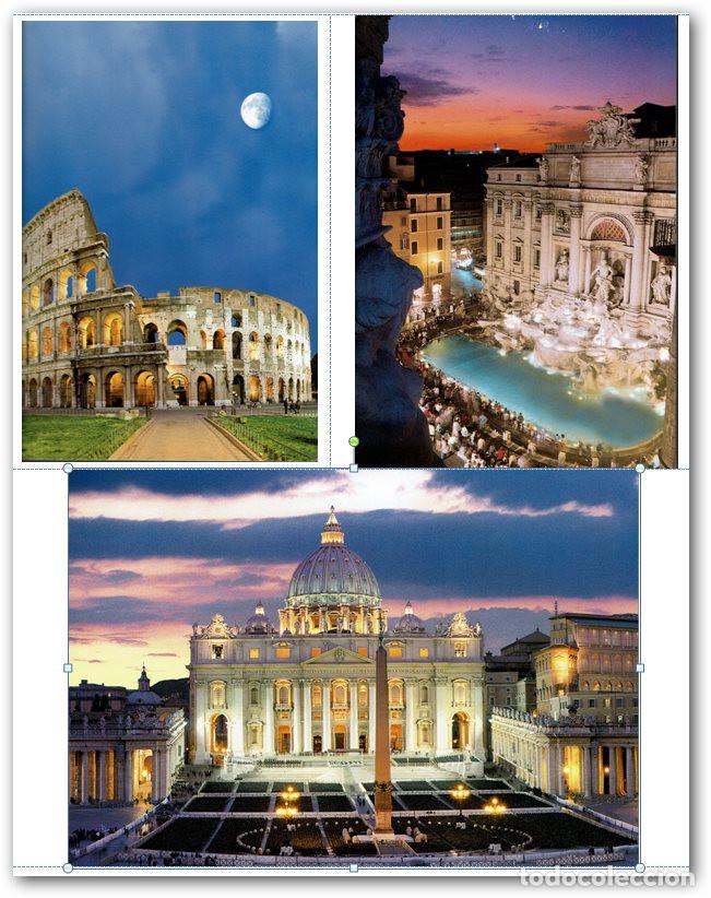 Postales: Lote 3 postales Roma . sin circular - Foto 1