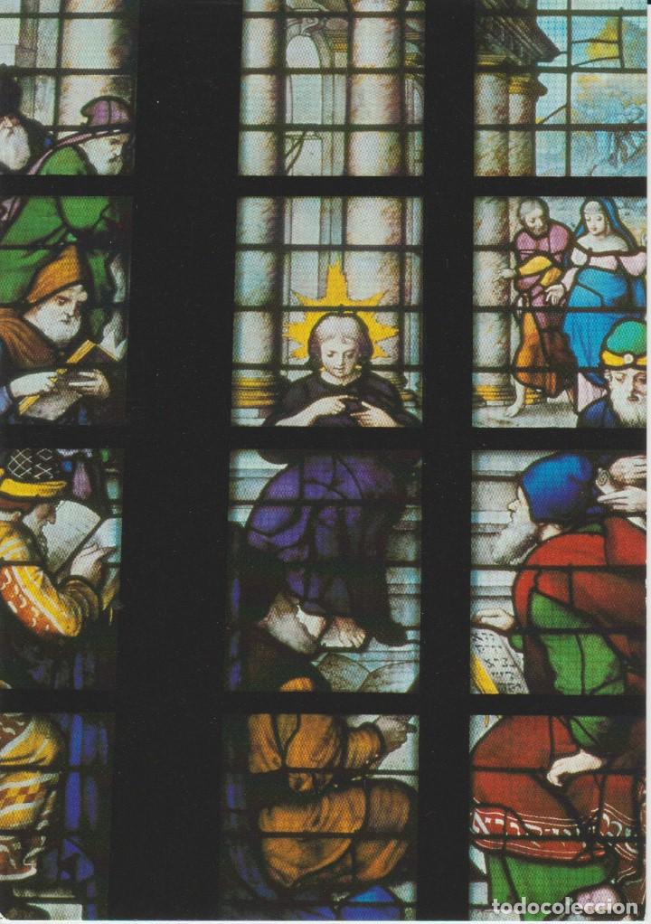 Postales: GOUDA. HOLANDA. VIDRIERA JESUS EN EL TEMPLO