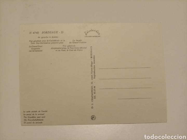 Postales: Burdeos - Foto 2