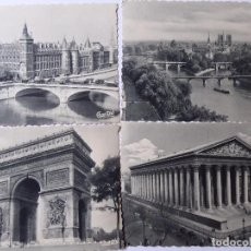 Postales: P-9841. PARIS. EDITIONS CHANTAL. 5 POSTALES FOTOGRAFICAS. SIN CIRCULAR. AÑOS 40.. Lote 192284075