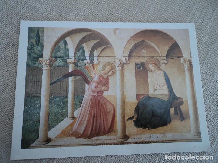 Postales: fra angelico the annunciation museo san marco florencia