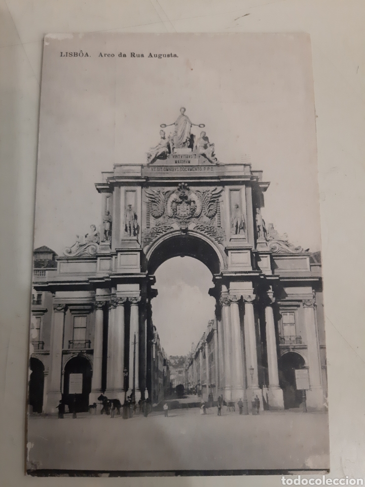 Postales: Lisboa Arco rua Augusta - Foto 1
