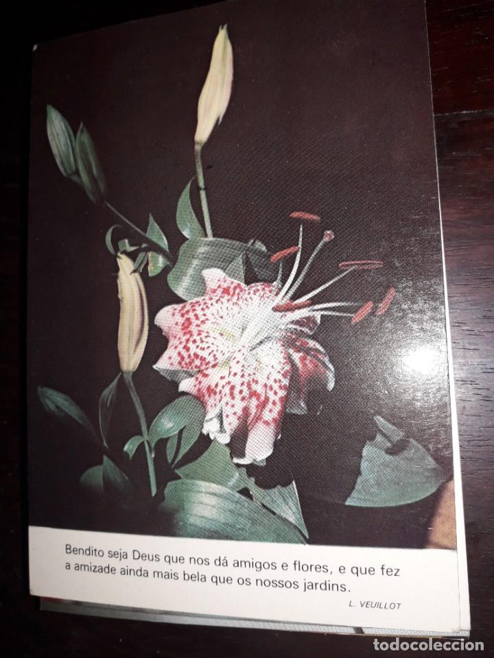 Postcards: N&ordm; 36255 POSTAL PORTUGAL FLORES MEDITACION L VEUILLOT