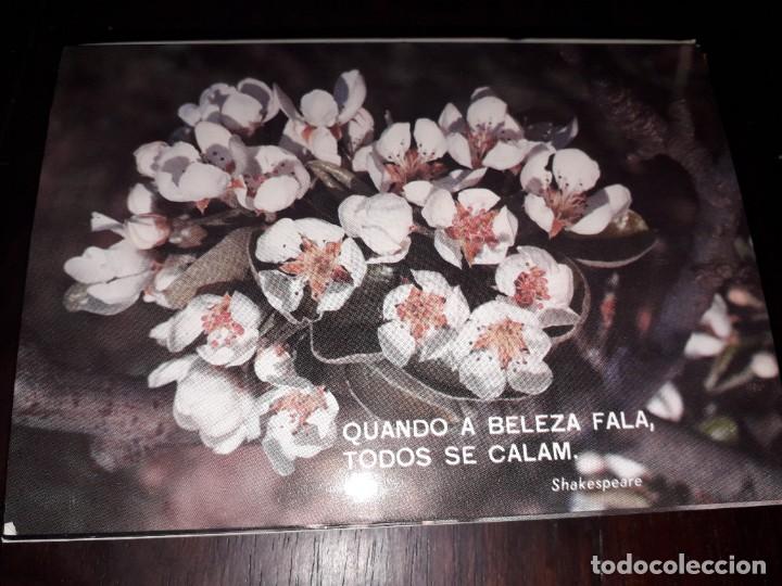 Cartoline: N&ordm; 36217 POSTAL PORTUGAL FLORES MEDITACION SHAKESPEARE