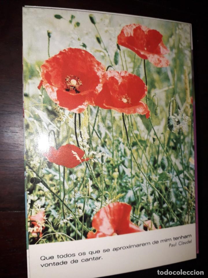 Postkarten: N&ordm; 36210 POSTAL PORTUGAL FLORES MEDITACION PAUL CLAUDEL