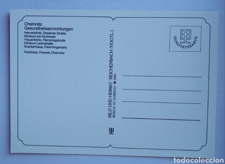 Postales: Postal Alemania Chemnitz - Foto 2