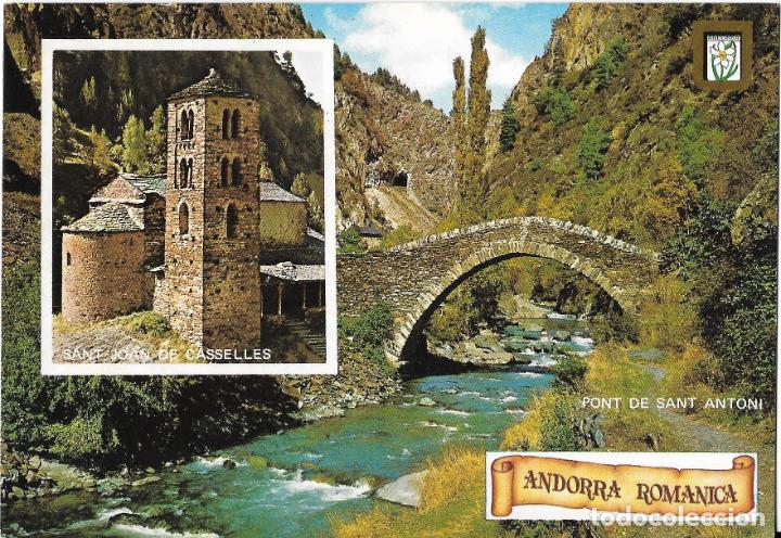 Postkarten: :::: B210 - POSTAL - VALLS D&acute;ANDORRA - SANT JOAN DE CASSELLES - PUENTE ROMANICO DE SAN ANTONIO