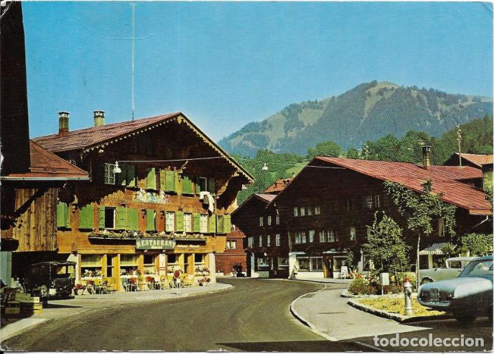 Postkarten: :::: B473 - POSTAL - SAANEN - DORFPARTIE