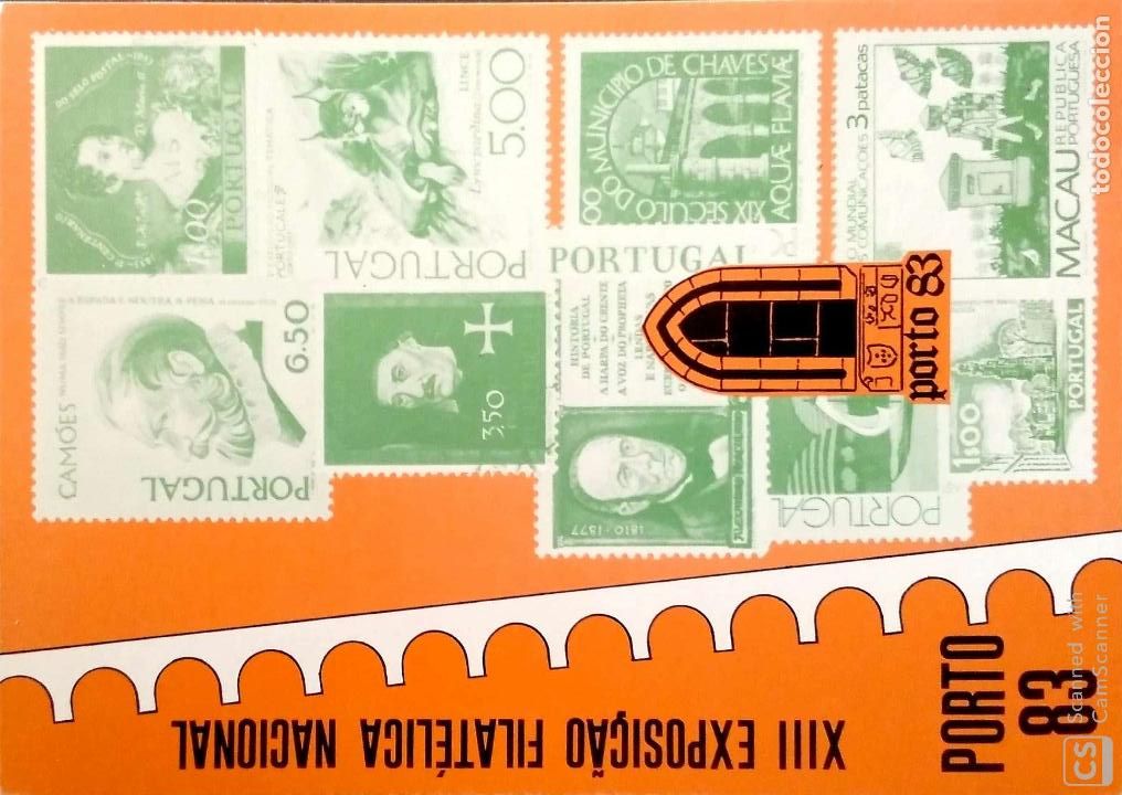 Postkarten: Porto (Portugal). XIII Exposici&oacute;n Filat&eacute;lica Nacional Porto 83. Nueva. Color