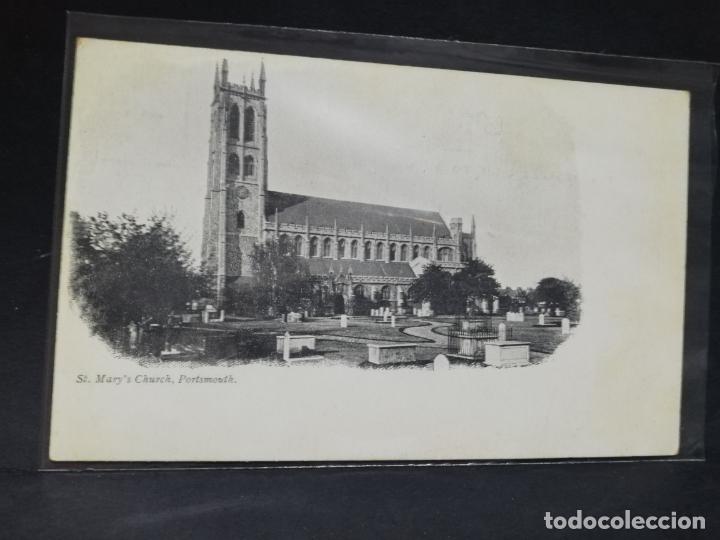 Cartoline: TARJETA POSTAL DE INGLATERRA. PORTSMOUTH. ST. MARY&acute;S CHURCH.