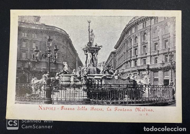 Cartoline: TARJETA POSTAL DE ITALIA. N&Aacute;POLES. NAPOLI. PIAZZA DELLA BORSA. LA FONTANA MEDINA.