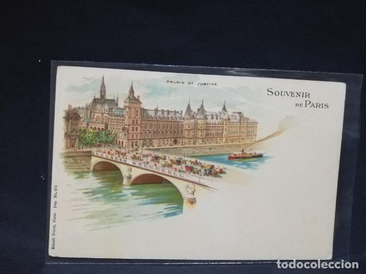Postcards: TARJETA POSTAL DE FRANCIA. SOUVENIR DE PARIS. PALAIS DE JUSTICE.