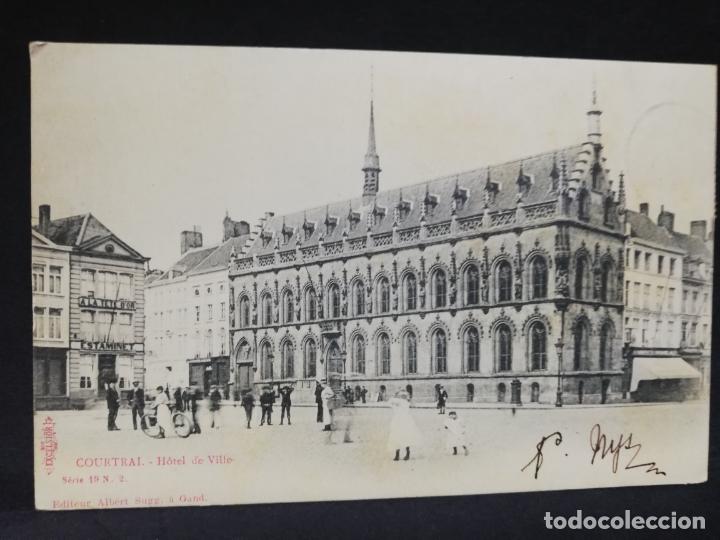 Postales: TARJETA POSTAL. BELGICA. COURTRAI. HOTEL DE VILLE.