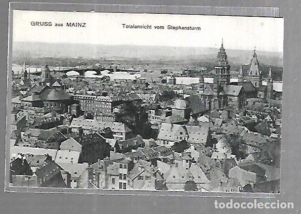 Postkarten: TARJETA POSTAL. ALEMANIA. GRUSS AUS MAINZ. TOTALANSICHT VOM STEPHANSTURM. 204. K.SUDER