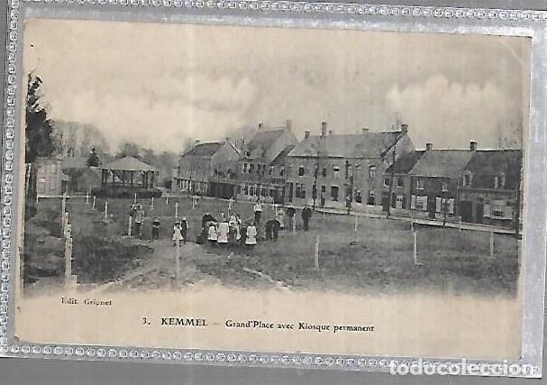 Postkarten: TARJETA POSTAL. BELGICA. KEMMEL. GRAN'PLACE AVEC KIOSQUE PERMANENT. 3. EDIT.GRIGNET