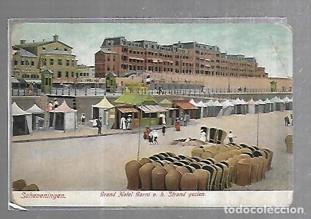 Postkarten: TARJETA POSTAL. HOLANDA. SCHEVENINGEN. GRAND HOTEL GARNI V.H.STRAND GEZIEN. 781. SCHAEFERS