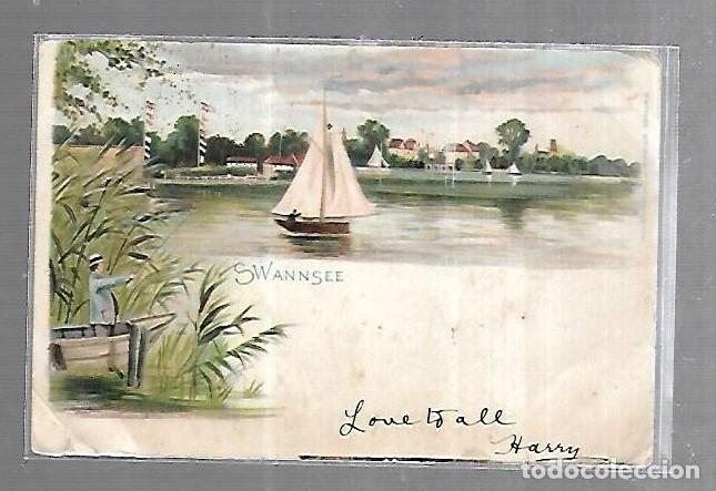 Postkarten: TARJETA POSTAL. ALEMANIA. WANNSEE. KUNSTANSTALT J.MIESLER.