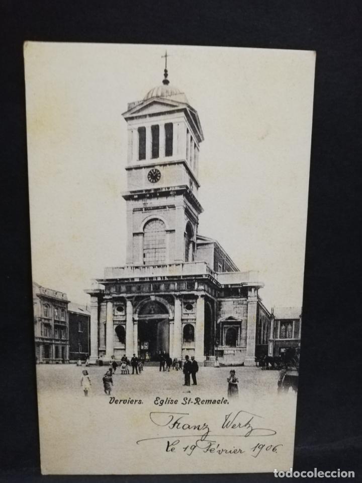 Postkarten: TARJETA POSTAL. BELGICA. VERVIERS. EGLISE ST. REMACLE.
