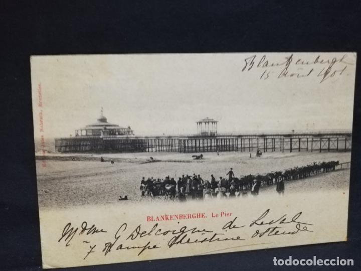 Postkarten: TARJETA POSTAL. BELGICA. BLANKENBERGHE. LE PIER.