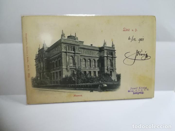 Postkarten: TARJETA POSTAL. AUSTRIA. LINZ. A.D. MUSEUM. STENGEL & CO 3712
