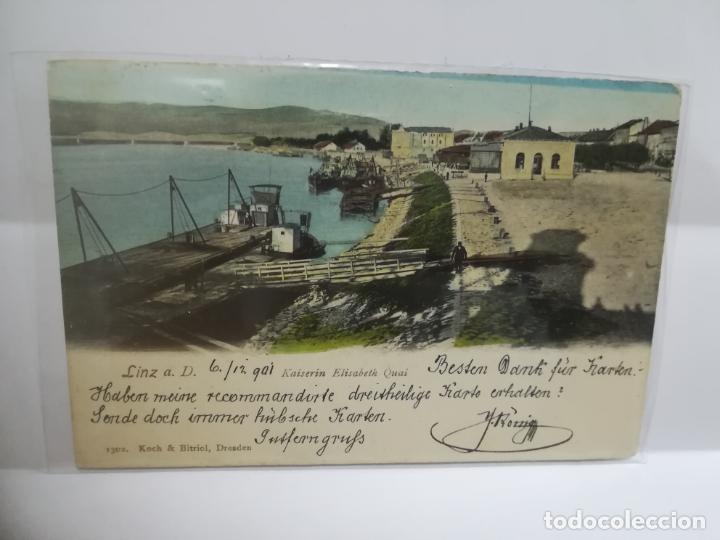 Postkarten: TARJETA POSTAL. AUSTRIA. LINZ A.D. KAISERIN ELISABETH QUAI. 1302. KOCH & BITRIOL