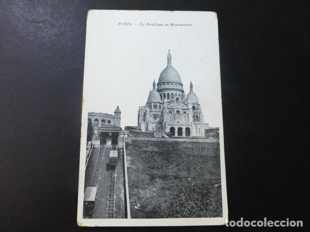 Postales: PARIS LA BASILICA DE MONTMARTRE - Foto 1