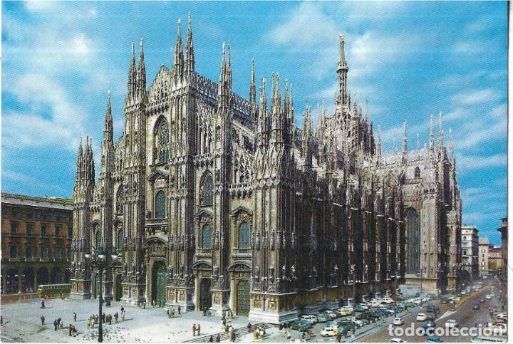 Postales: :::: PR158 - POSTAL - MILANO - PIAZZA DUOMO - Foto 1