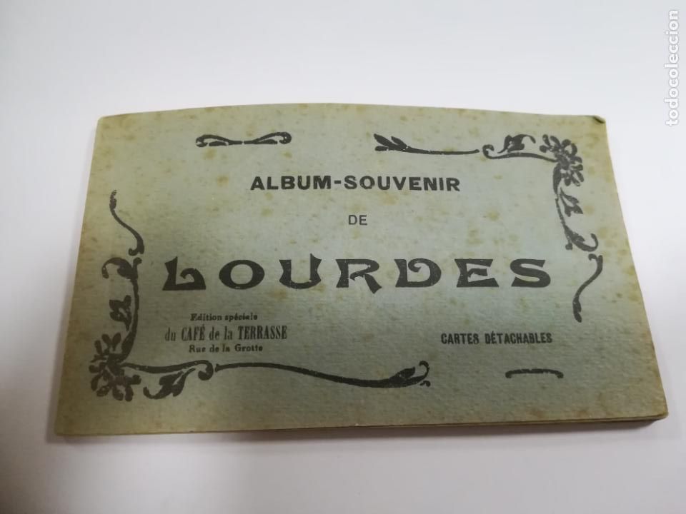 Postcards: BLOCK DE 10 POSTALES. LOURDES. EDICION DE CAFE DE LA TERRASSE. FRANCIA