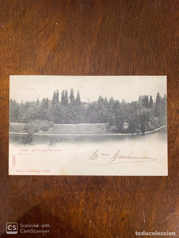 Cartes Postales: TARJETA POSTAL. BELGICA. FLANDES ORIENTAL.GANTE.GAND.BORD DU GRAND LAC AU PARC. SERIE 1 N&ordm;41