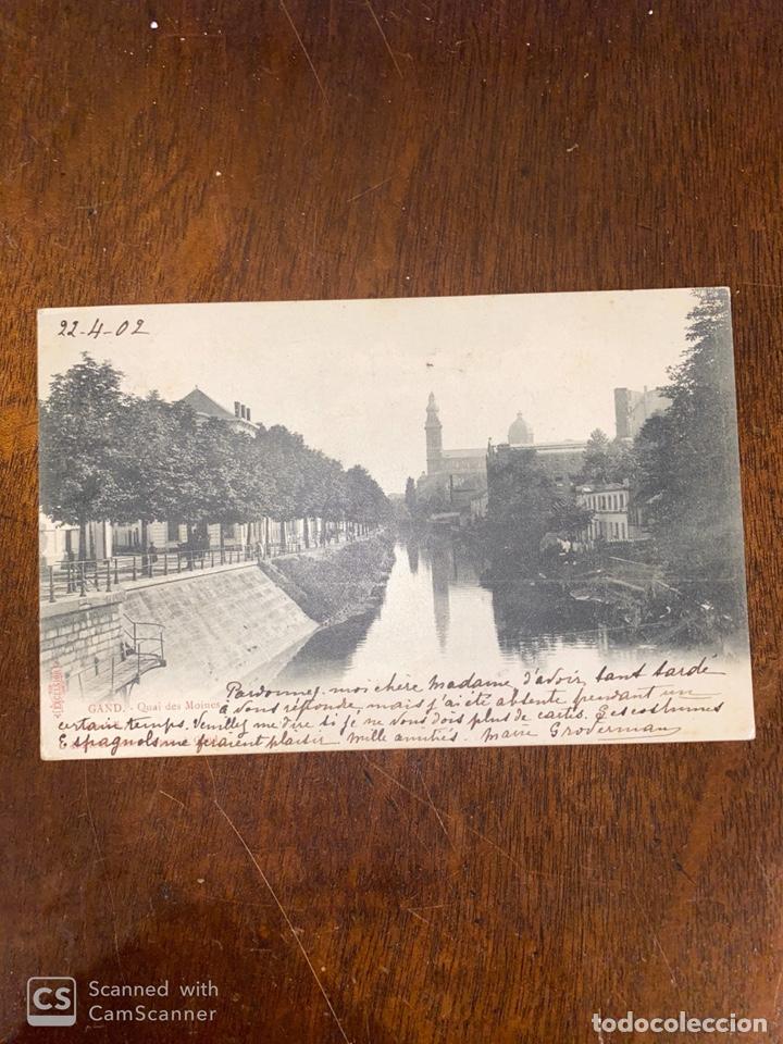 Cartes Postales: TARJETA POSTAL. BELGICA. FLANDES ORIENTAL.GANTE.GAND. QUAI DES MOINES