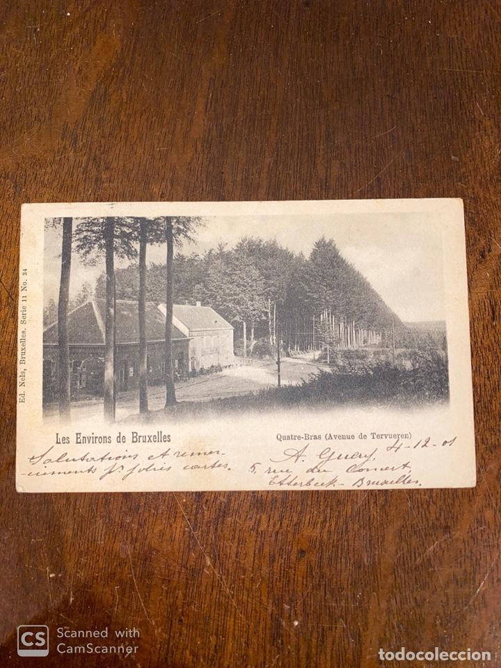 Cartes Postales: TARJETA POSTAL. BELGICA.BRUSELAS.BRUXELLES.LES ENVIRONS DE BRUXELLES.QUATRE-BRAS AVENUE DE TERVUEREN
