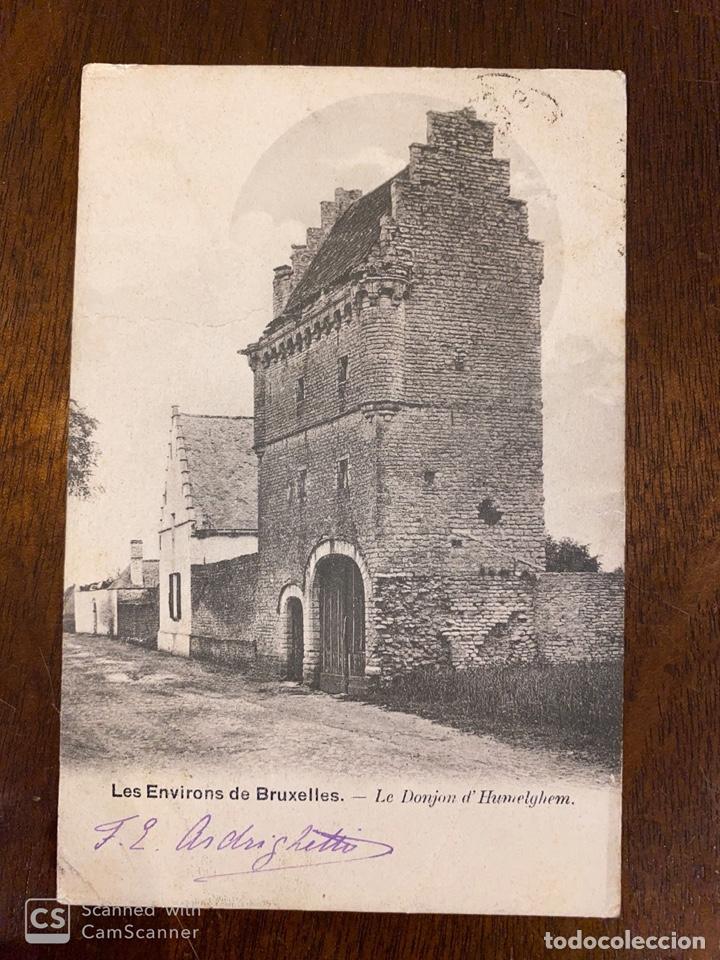 Cartes Postales: TARJETA POSTAL. BELGICA.BRUSELAS.BRUXELLES.ENVIRONS DE BRUXELLES.LE DONJON D'HUMELGHEM