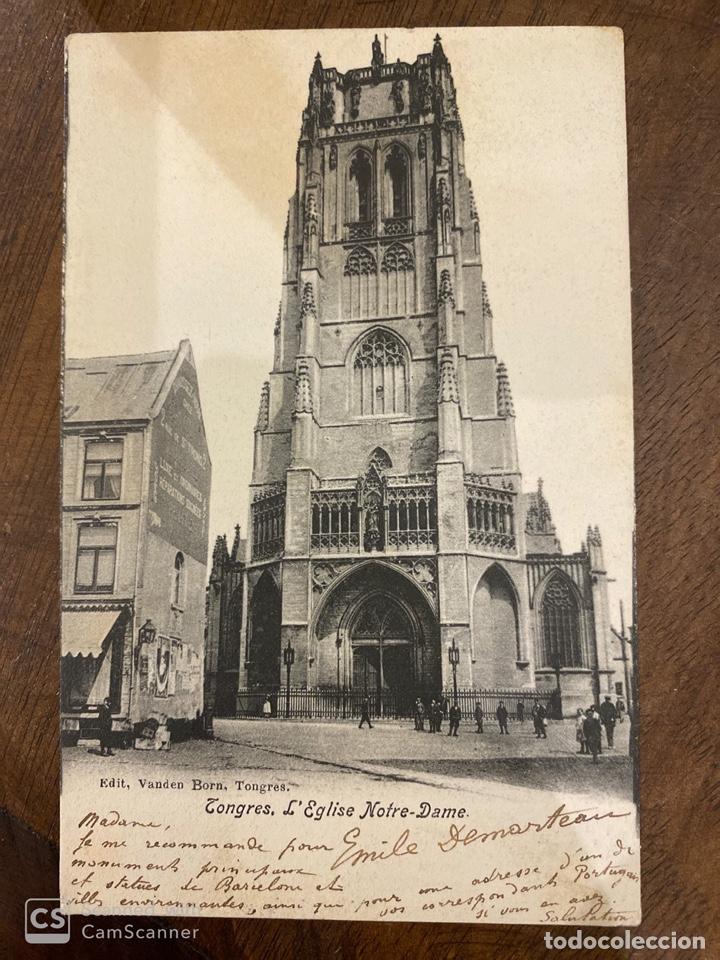 Cartes Postales: TARJETA POSTAL. BELGICA. LIMBURGO. TONGRES. L'EGLISE NOTRE-DAME
