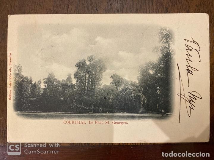 Cartes Postales: TARJETA POSTAL. BELGICA. FLANDES OCCIDENTAL. COURTRAI. LE PARC ST. GEORGES.