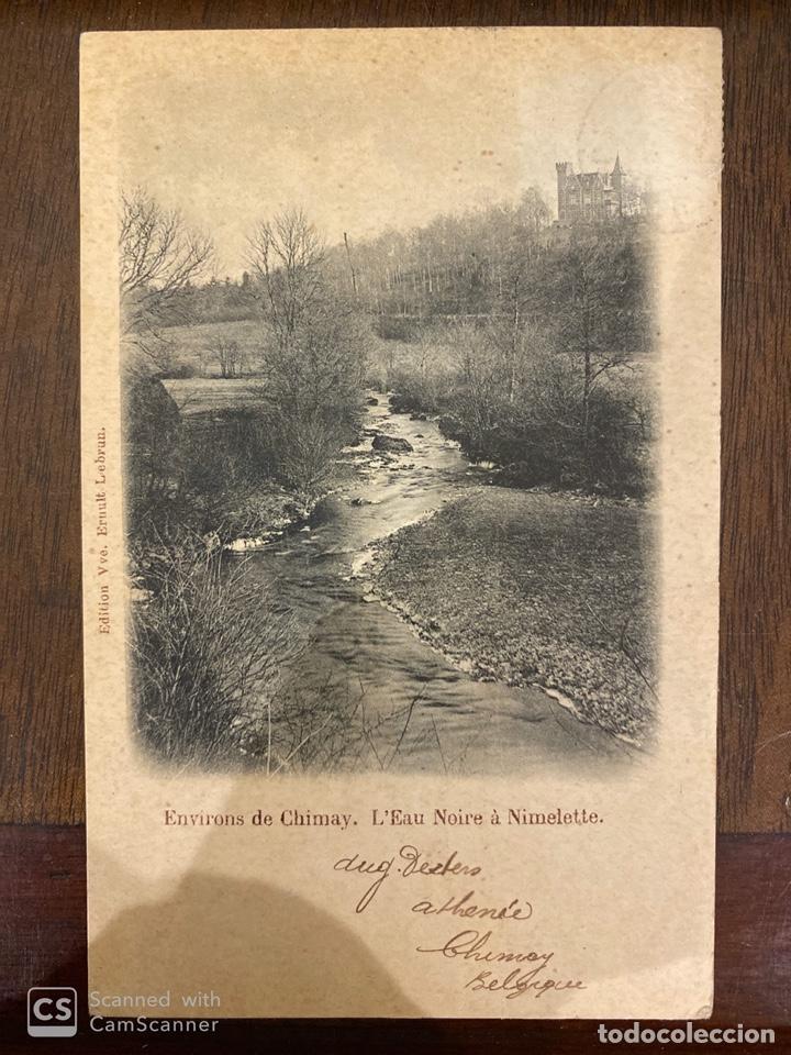 Cartes Postales: TARJETA POSTAL. BELGICA. HENAO. CHIMAY. L'EAU NOIRE A NIMELETTE. 1901.
