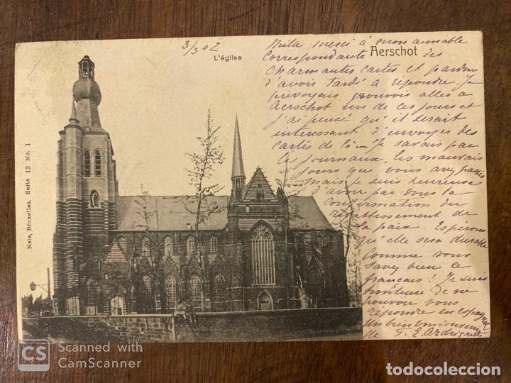 Postkarten: TARJETA POSTAL. BELGICA. BRABANTE FLAMENCO. AERSCHOT. L'EGLISE. SERIE 13 N&ordm; 1. 1902