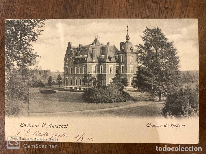 Postkarten: TARJETA POSTAL. BELGICA. BRABANTE FLAMENCO. AERSCHOT.CHATEAU DE RIVIEREN. SERIE 13 N&ordm; 2. 1902
