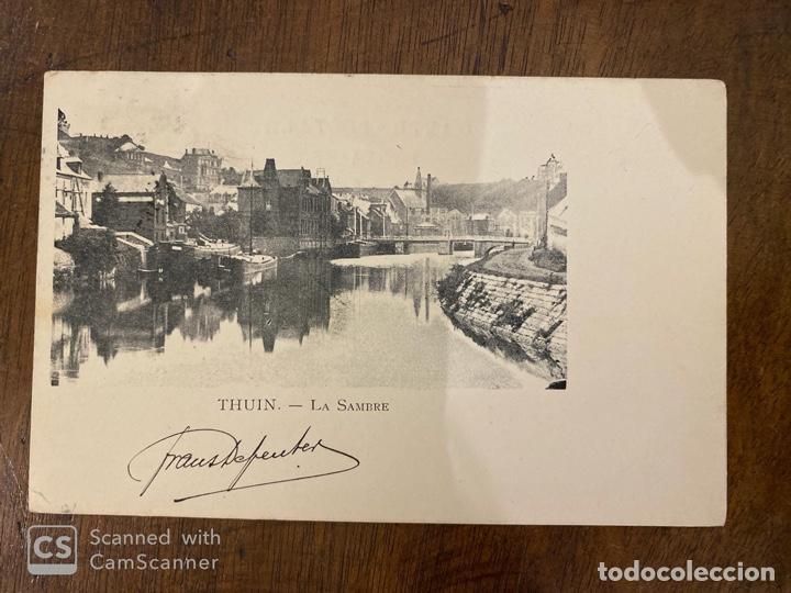 Cartes Postales: TARJETA POSTAL. BELGICA. HENAO. THUIN. LA SAMBRE. 1901