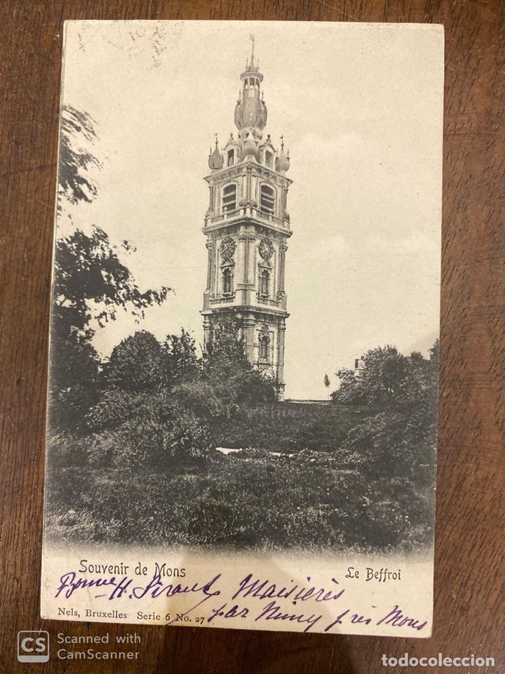 Cartes Postales: TARJETA POSTAL. BELGICA. HENAO. MONS. LE BEFFROI. SERIE 6 N&ordm; 27. 1901